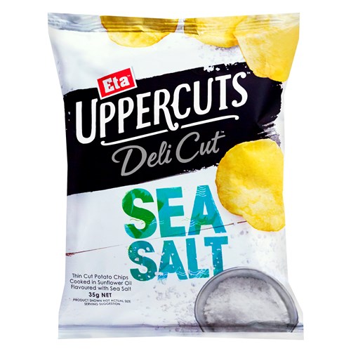 Eta Uppercuts Chips Deli Sea Salt 140g
