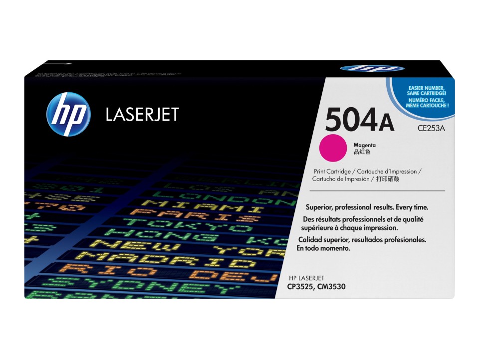 HP LaserJet Toner Cartridge 504A Magenta