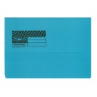 Icon Document Wallet Card Foolscap Blue Pack 10 image