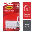 3M Command Wire Hooks Small White Pack 3 image