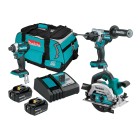 18v Lxt 3-piece Hammer Drill / Impact Driver / Circular Saw Kit image