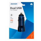 Jackson 3.4a Dual Port In-car Phone Charger With 2x Usb-a Ports image