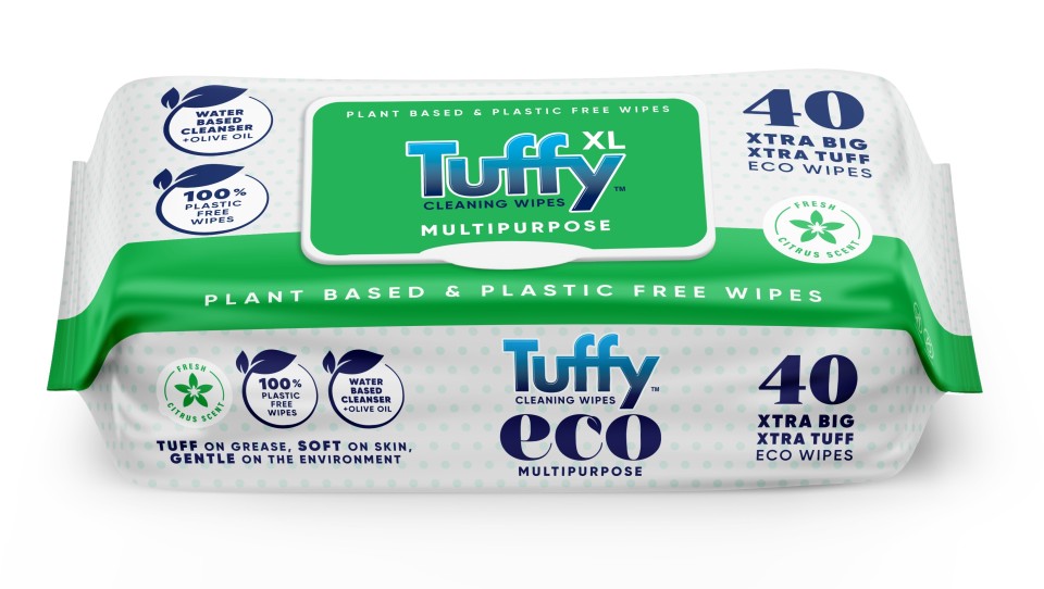 Tuffy XL Multipurpose Cleaning Wipes