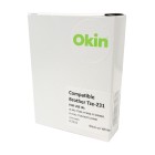 Okin Compatible Labelling Tape TZe-231 12mm x 8m Black On White image