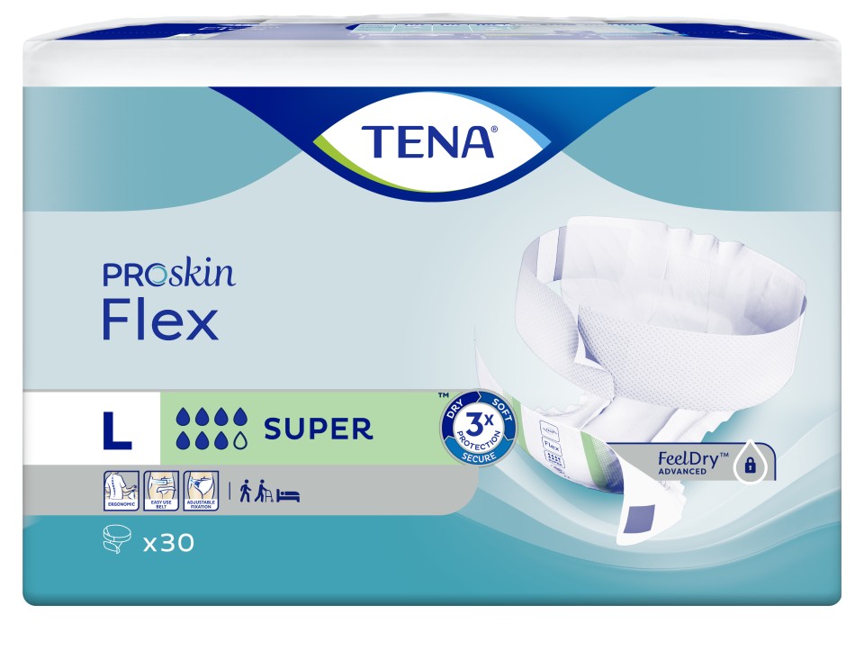 Tena Flex Super Large Pack of 30