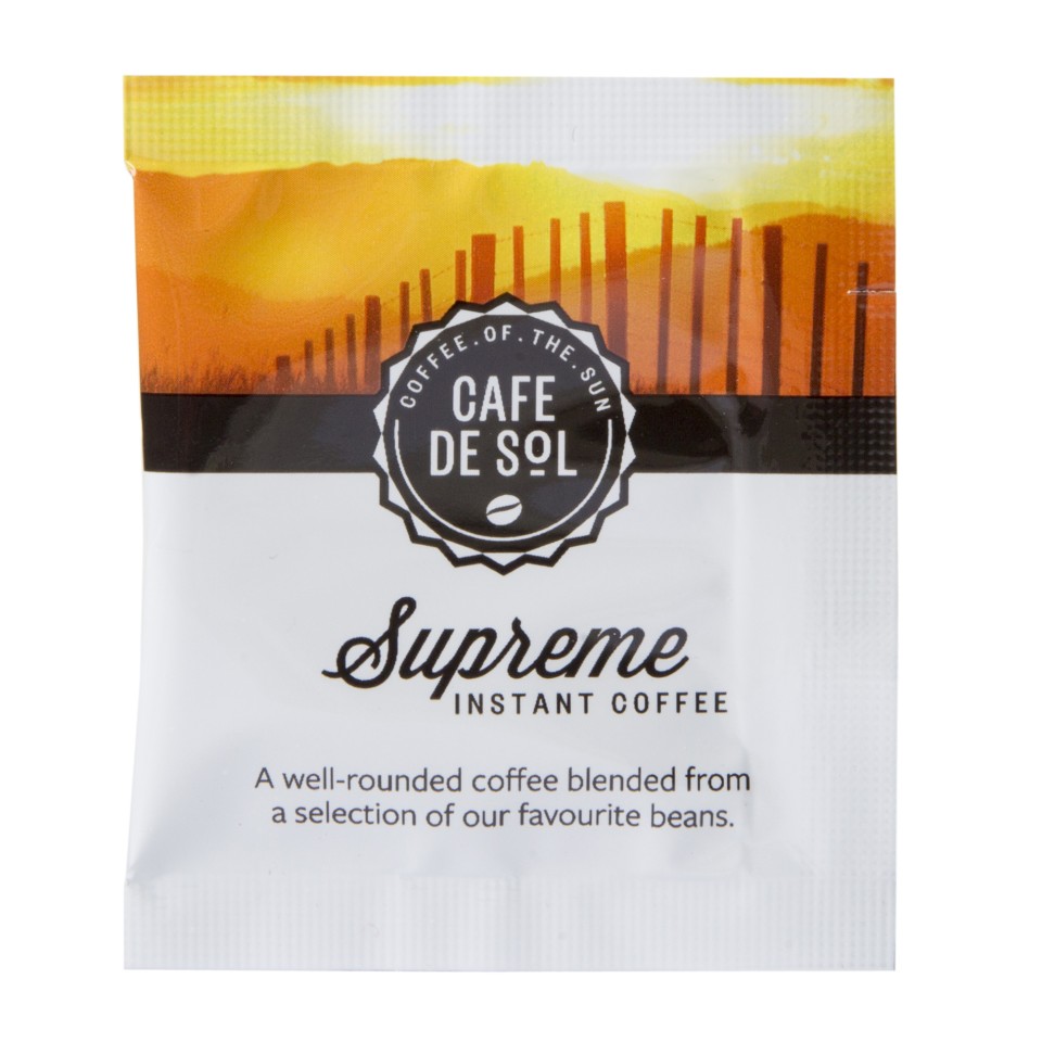 Cafe de Sol Coffee Sachets Supreme 1.5g Box 500