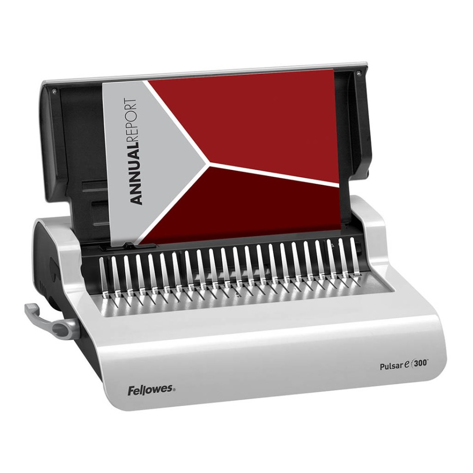 Fellowes Pulsar-e 300 Plastic Comb Binding Machine