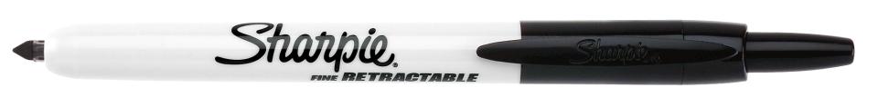 Sharpie Permanent Marker Retractable Fine 1.0mm Black