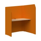 Sonic Focus Pod R/hand 1300/1500h x 1200l x 1000/625d Orange Classic Oak image