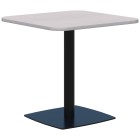 Classic Square Table 800 x 800 Black Base image