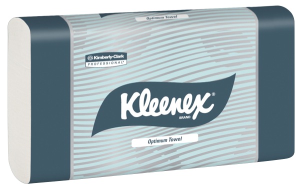 Kleenex Optimum Hand Towel White 120 Towels per Pack 4456 Carton of 20
