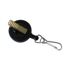 Kevron Card Holder Retractable Reel With Clip-on Swivel Hook image