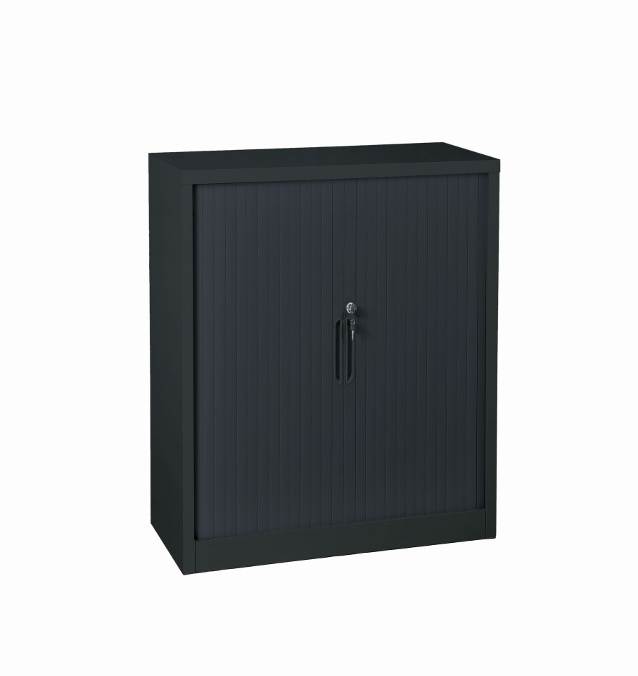 Milano Steel Tambour 900Wx1200Hmm Black