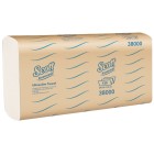 Scott Essential Ultraslim Hand Towel 38000 24cm x 21cm White 150 Sheets per Pack Carton of 16 image