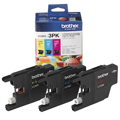 Brother Ink Cartridges  LC40CL-3PK 3 Colour