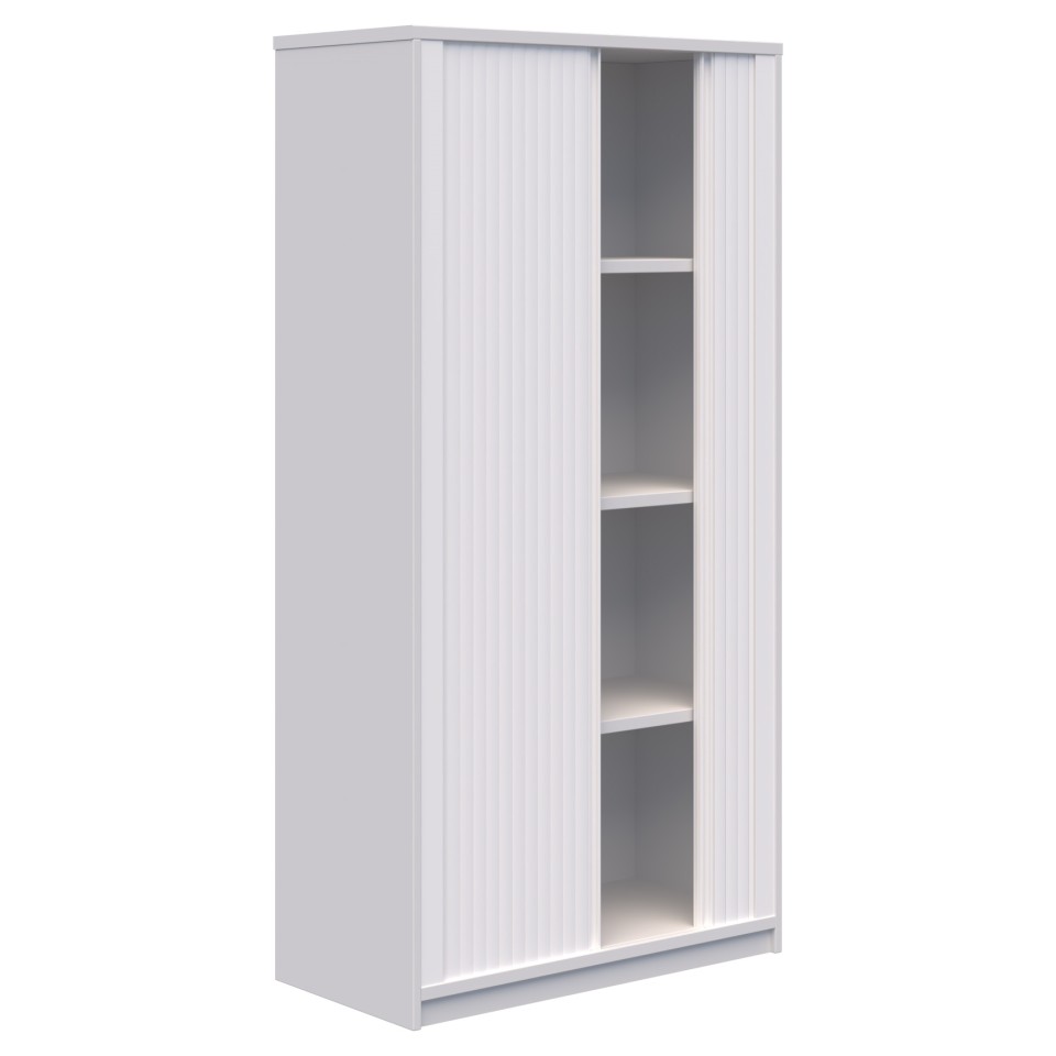 Rapid Tambour Storage Unit  1800h X 900l White