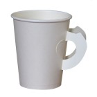 Huhtamaki Paper Cup Single Wall Handle 285ml / 8oz Carton Of 1000 image