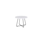 Knight Zion Coffee Table 600 Dia Black Frame image