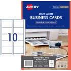 Avery Matt Finish Business cards - 90 x 52 mm - 1000 cards - 150 g/m2 (L7415) image