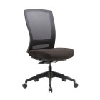 Mentor Task Chair 2 Lever High Back Black Mesh image