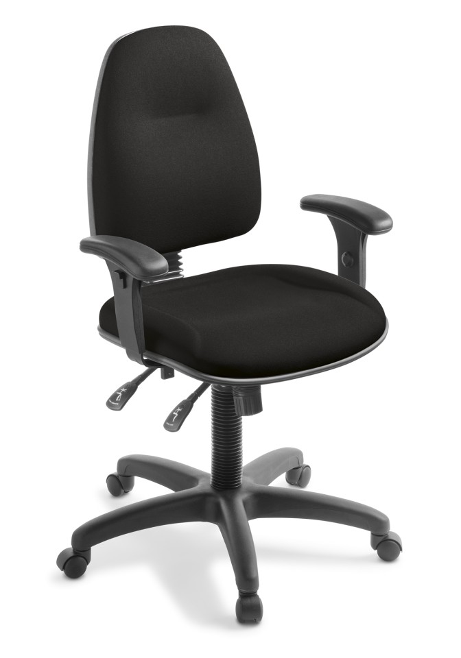 Eden Spectrum 3 Wide Seat Quantum Black With Arms