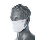 CV33 3-ply Anti-microbial Reusable Fabric Face Mask Box Of 25 - White image