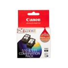 Canon PG510 + Cl511 Ink Cartridge Combo image