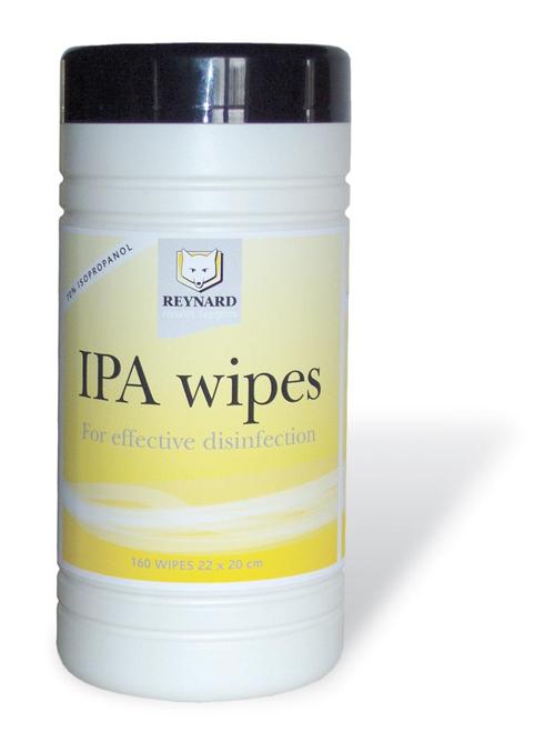 Reynard IPA Surface Disinfection Wipes Tub 160