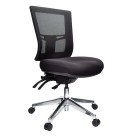 Buro Metro II 24/7 Task Chair Aluminium Base Without Arms Black image