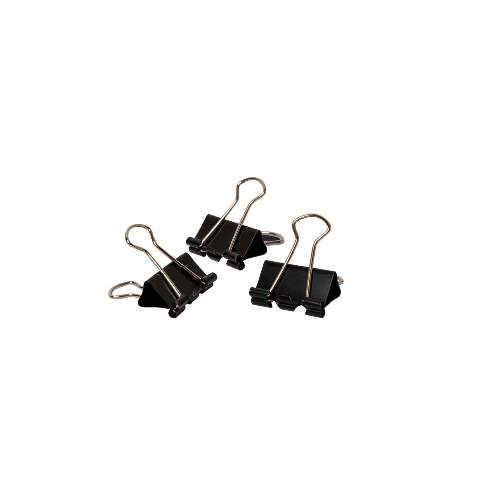 NXP Foldback Clips 25mm Box 12