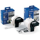 Brother DK-11204 Multi-purpose Labels Black on White 17mmx54mm Roll 400 image