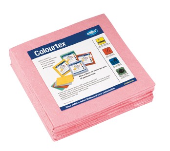 Sorb-X Red Colourtex Heavy Duty Wipes