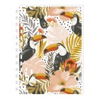 Kurtovich 2025 Diary Week To View Wiro A5 Tropical image