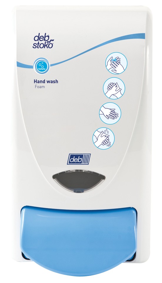 Deb Stoko Cleanse Washroom Dispenser 1 Litre White WRM1LDS