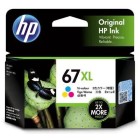 HP 67xl Tri-color Original Ink Crtg Apj image