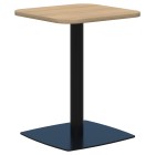 Classic Square Table 600 x 600 Black Base image