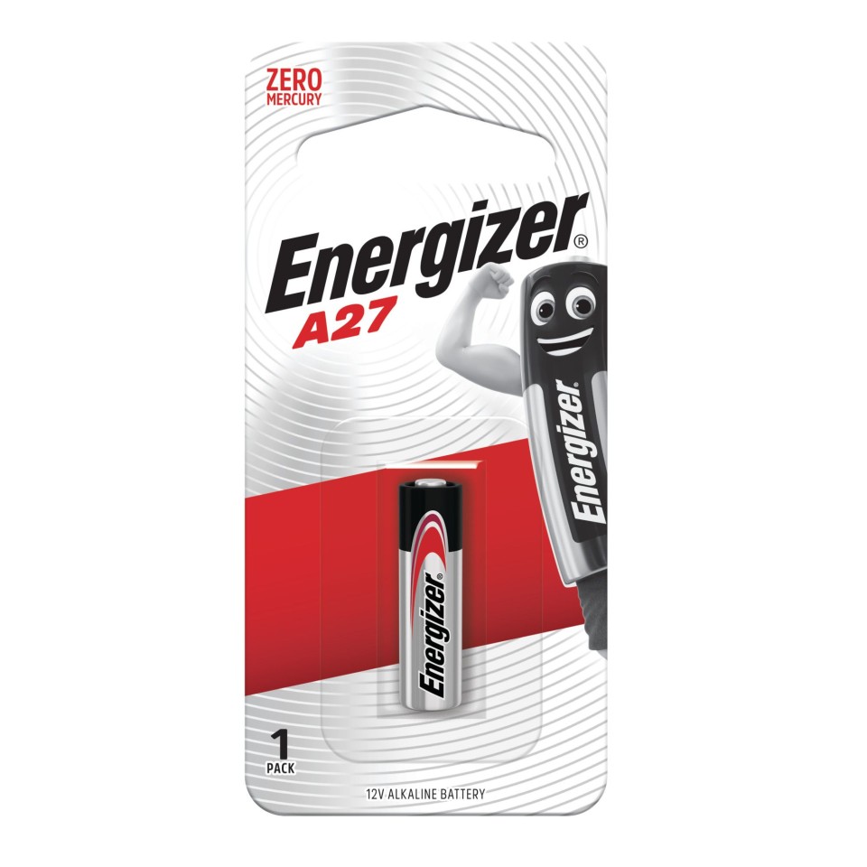Energizer A27 Battery Miniature Alkaline 12V Pack 1