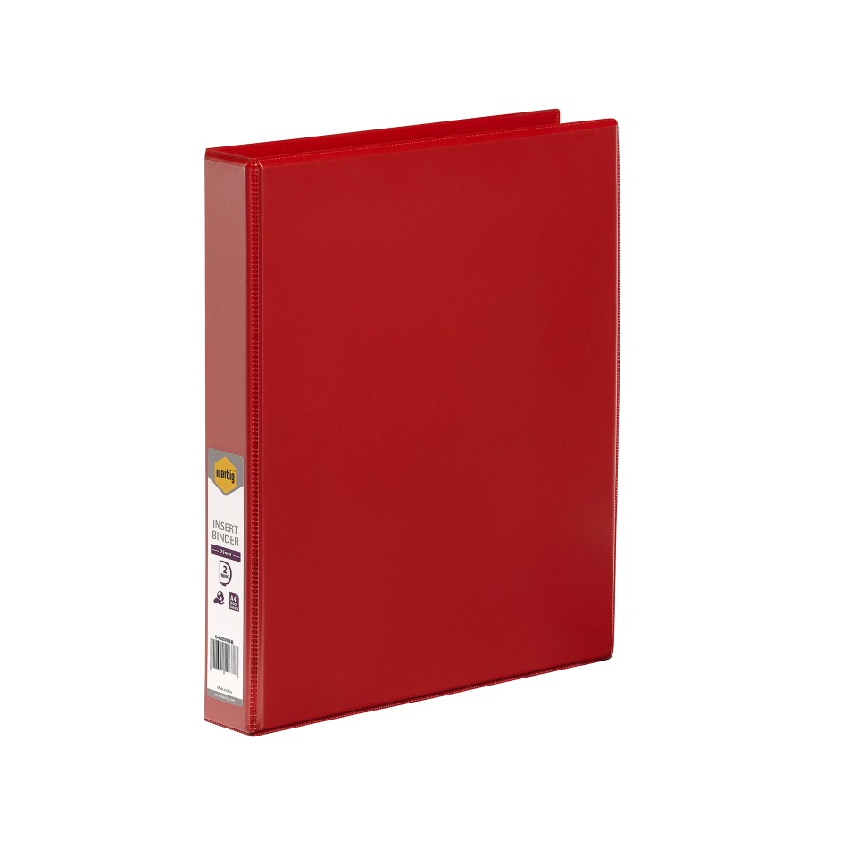 Binder Enviro Insert Marbig A4 2/50/D Red