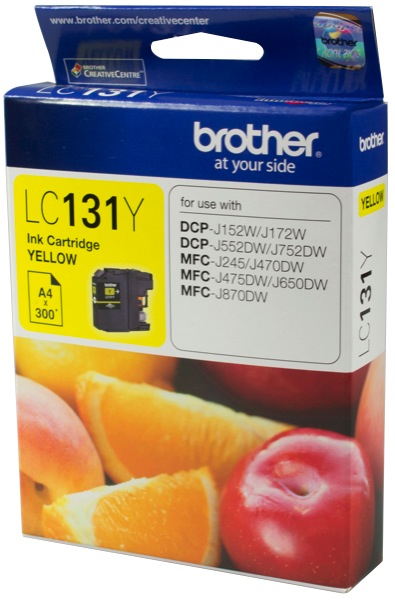 Brother Ink Cartridge LC131Y Yellow