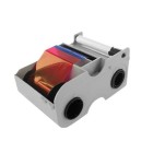 HID Fargo Ribbon and Cleaning Roller DTC1250E YMCKO image