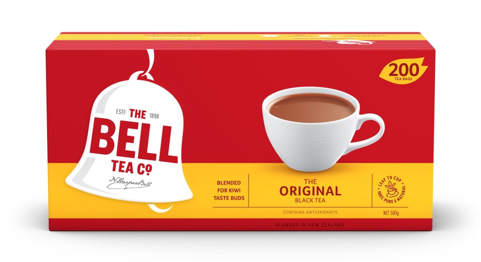 Bell Tea Original Tea Bags Tagless Pack 200