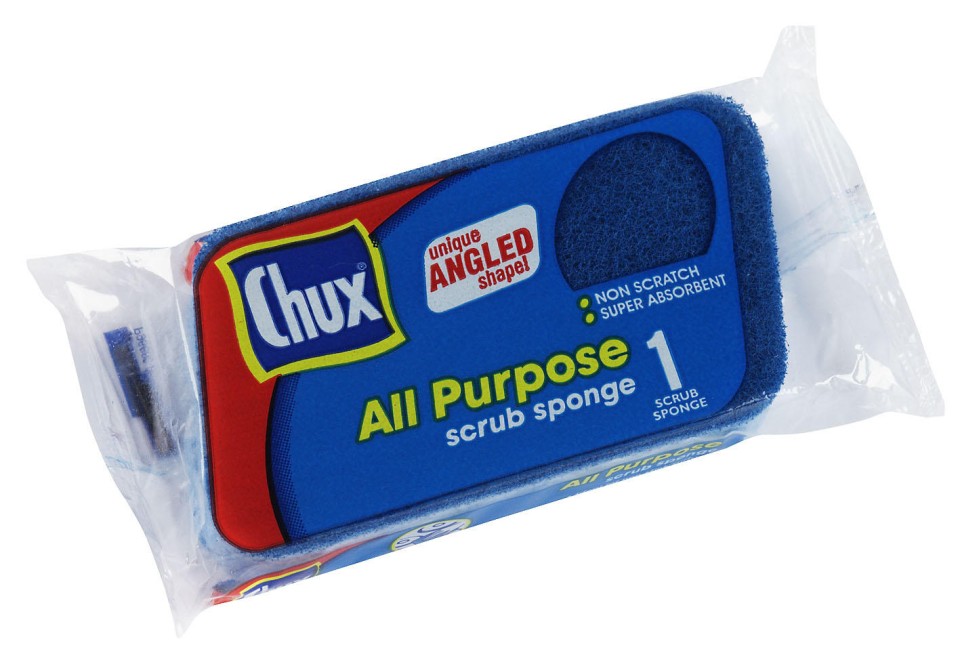 Chux Blue Non-Scratch Scouring Sponge