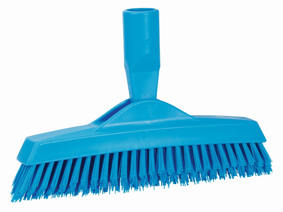 Vikan Blue Stiff Crevice Scrub Brush 225mm