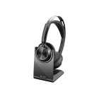 Poly Voyager Focus 2 UC On-ear Headset With Charging Stand image