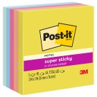 Post-it Super Sticky Notes 654-5ssjoy 76x76mm Summer Joy Pack 5 image