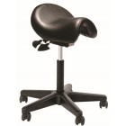 Bambach Saddle Seat 2 Lever No Back Black Vinyl Fabric image