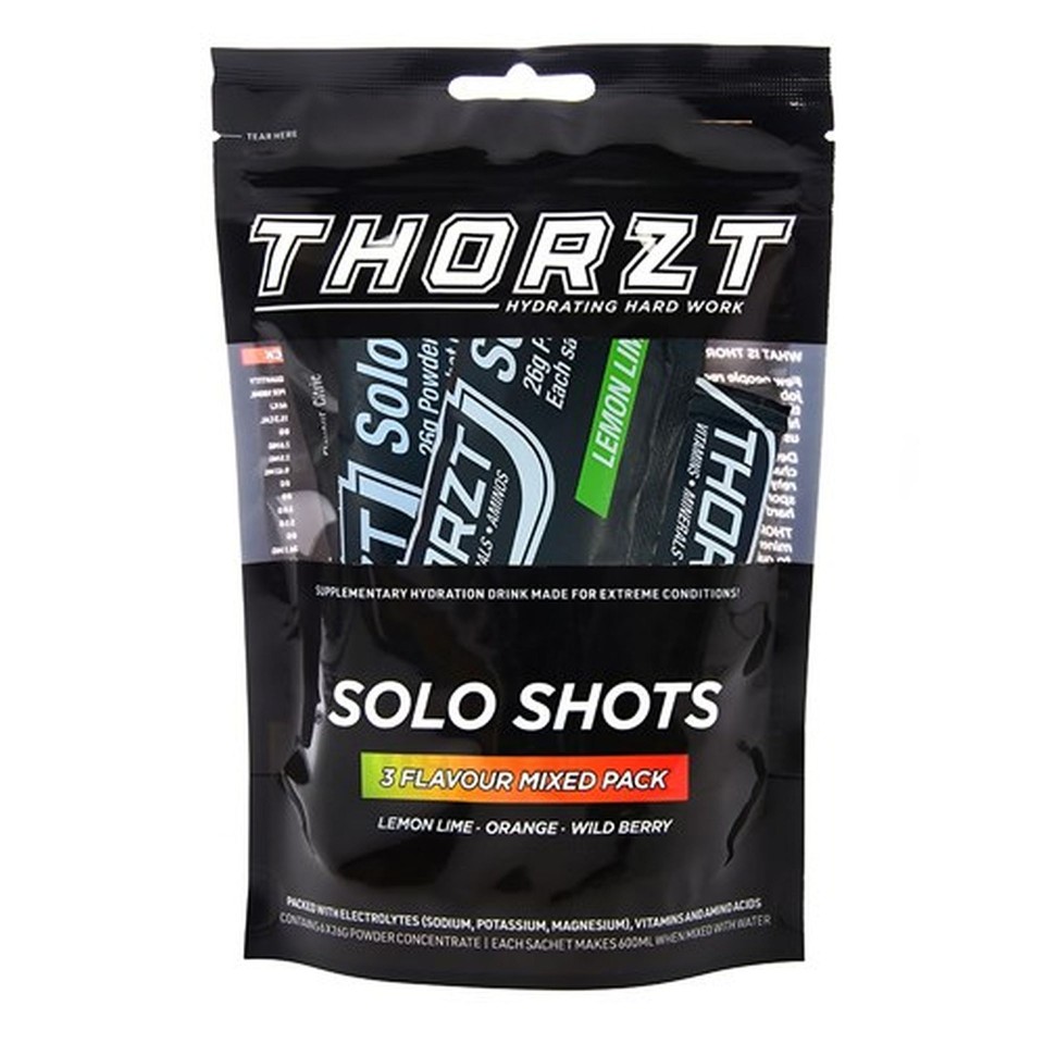 Thorzt Solo Shot Sachet 26g Mixed 3 Fruits Pk 6