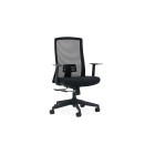 Eagle Task Chair Mesh Midback with Arms Black  image