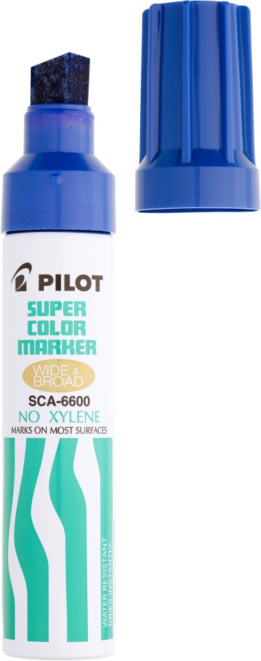 Pilot Permanent Marker Jumbo Chisel Tip 3-12.5mm Blue