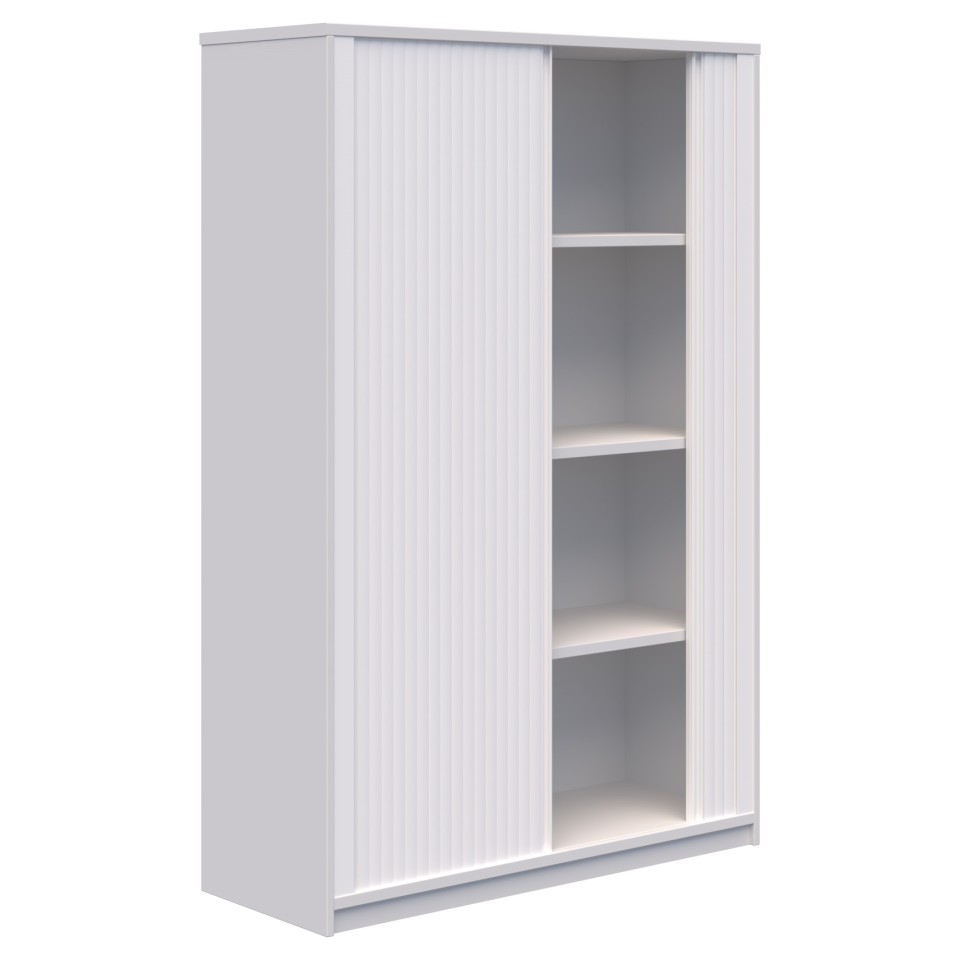 Rapid Tambour Storage Unit  1800h X 1200l x 440d White